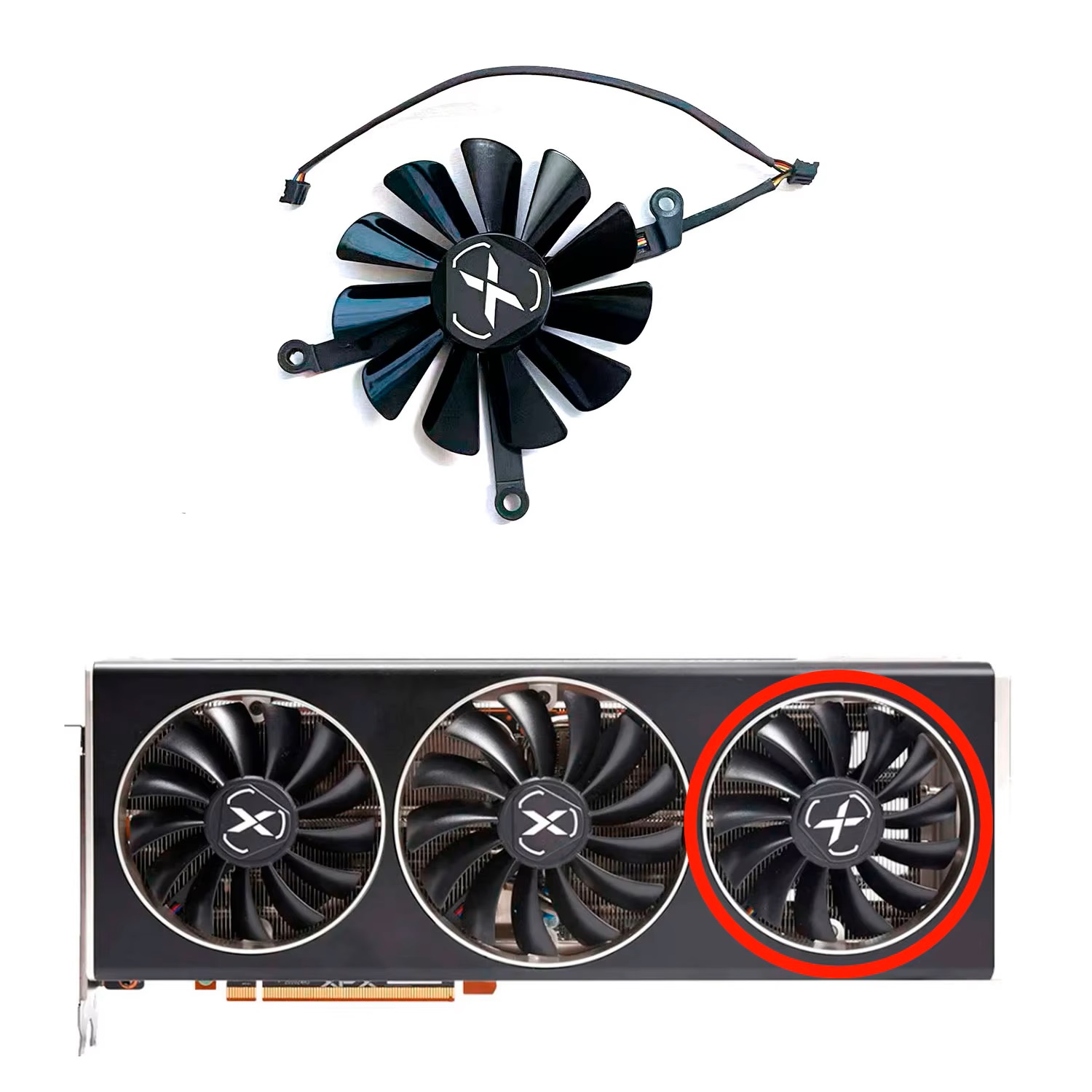 Novo ventilador de GPU DIY 4PI - Rx 6700 Xt 12Gb Graphics Card avaliação e preço